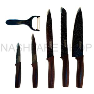 KUNSION 6 PCS Knife Set | طقم سكاكين 6 قطع من كُنْسيون