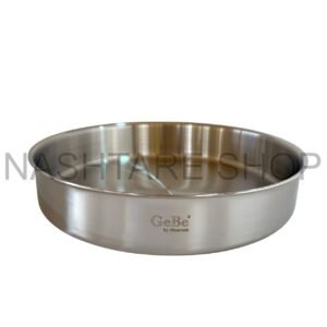 new round pan gebe (1) GEBE 304 Stainless Steel Round Pan | صواني دائرية ستانلس 304 من جيبي