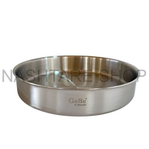 new round pan gebe (1) GEBE 304 Stainless Steel Round Pan | صواني دائرية ستانلس 304 من جيبي