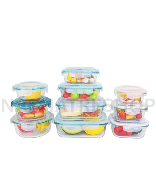 NASHATRESHOP (3) 3 PCS Food Storage Container | علب تخزين طعام 3 قطع