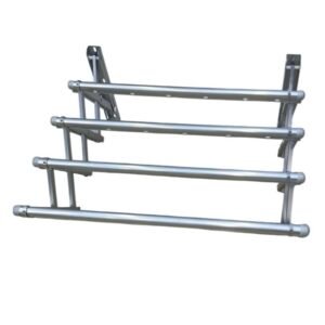 Wall Mounted Expandable Steel Clothes | حامل ملابس قابل للتوسيع يُثبت على الحائط