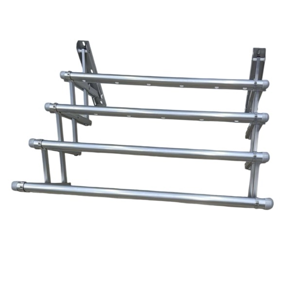 Wall Mounted Expandable Steel Clothes | حامل ملابس قابل للتوسيع يُثبت على الحائط