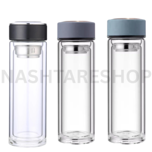 Glass Infuser Water Bottle | زجاجة ماء مع مصفاة