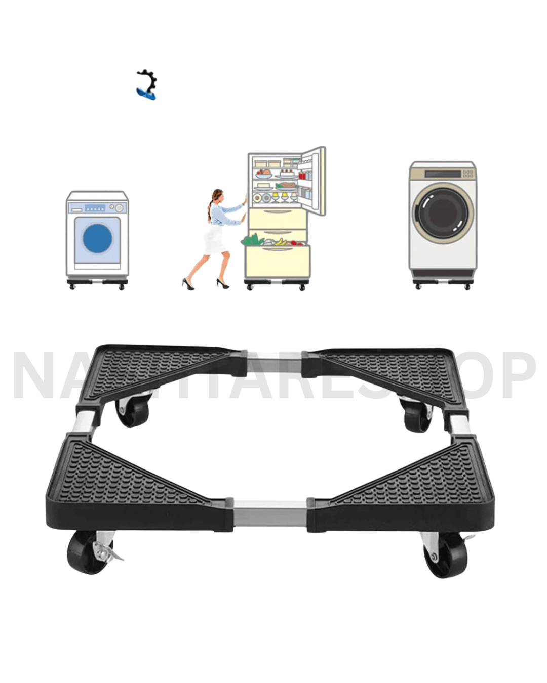 Muli-functional movable rack- قاعده متعددة الوظائف قابله للتعديل