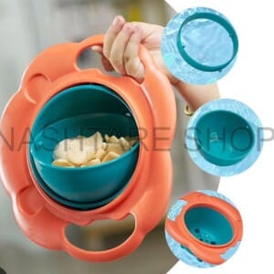 360 Rotating Spill-Proof Baby Bowl | وعاء طفل دوار 360 مقاوم للانسكاب
