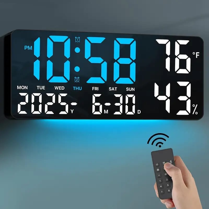 Smart Digital Clock | ساعة حائط رقمية