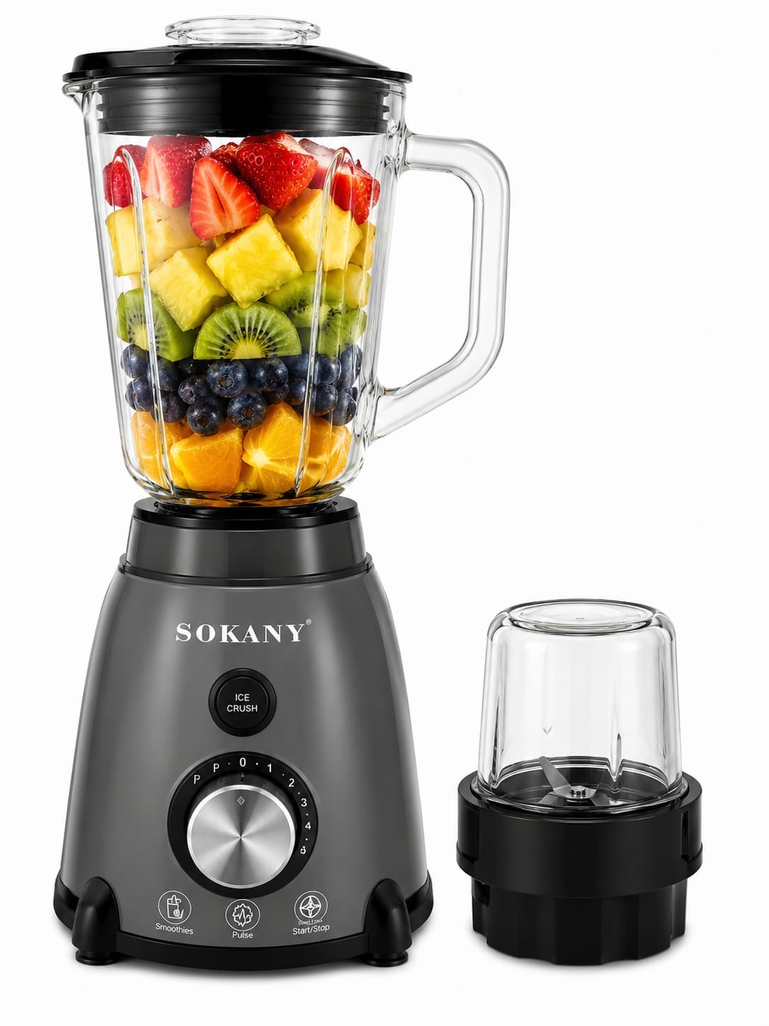 Sokany 2 in 1 Blender & Grinder | خلاط كهربائي