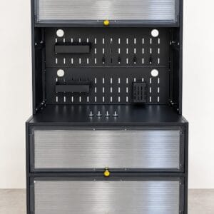 Kitchen Pantry Rack with Cabinet | رف مطبخ مع خزانة