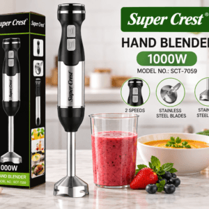 Super Crest Hand Blender 1000W | خلاط كهربائي